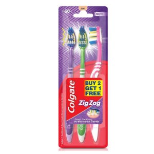 Colgate ZigZag Toothbrush Soft Buy 2 Get 1 Free