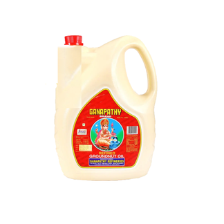 Ganapathy Refined Groundnut Oil 5Ltr Can
