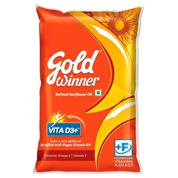 Gold Winner Sunflower Oil 1Ltr