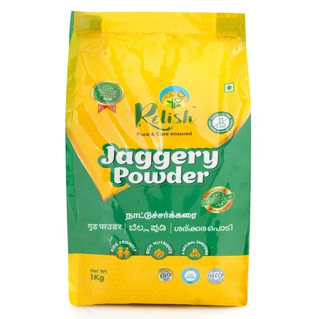 Relish Pure and Natural Chemical Free Jaggery Powder