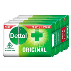 Dettol Original Soap 75g (Pack of 4)