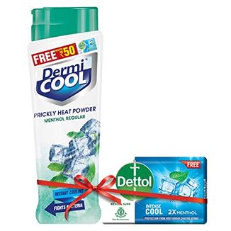 Dermicool Menthol Regular Prickly Heat Powder 150g