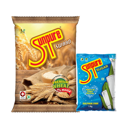Sunpure Swaad Premium Quality Sharbat Atta 5Kg