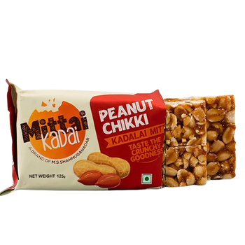 Mittai Kadai Classic Groundnut Chikki Bites 250g