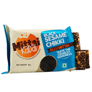 Mittai Kadai Black Sesame Chikki Bites 200g