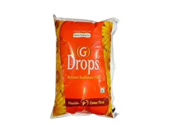 G Drops Refined Sunflower Oil 1Ltr