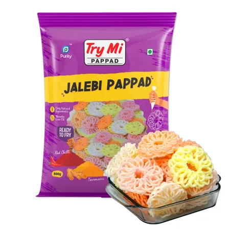 Try Mi Pappad Jalebi Pappad 500g