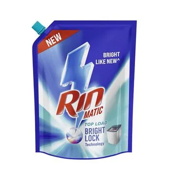 Rin Detergent Liquid Matic Top Load 2Ltr Pouch