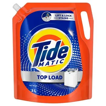 Tide Matic Liquid Detergent Top Load 850ml Pouch