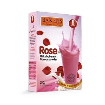 Bakers Rose Milk Shake Flavour Powder 100g