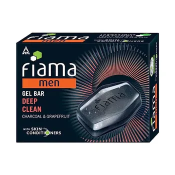 Fiama Men Gel Bar Deep Clean Charcoal & Grapefruit 125g