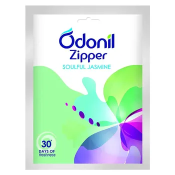Odonil Zipper Soulful Jasmine Air Freshener 10g