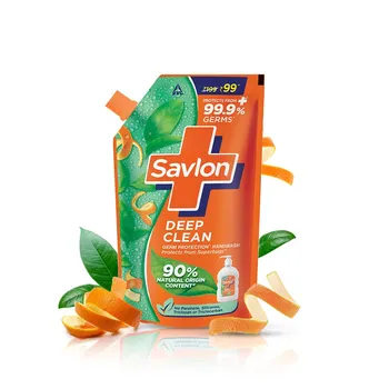 Savlon Deep Clean Germ Protection Liquid Handwash Refill Pouch 650ml