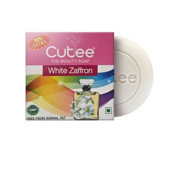 Cutee White Zaffron Bathing Soap 70g