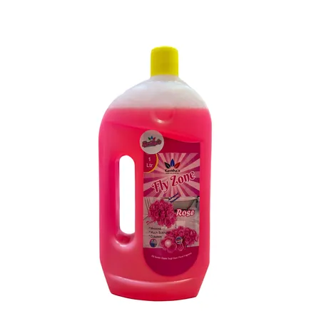 Fly Zone Disinfectant Hygiene Multi Surface Cleaner Rose 1 Ltr