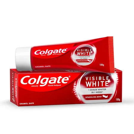 Colgate Visible White Daily Teeth Whitening Toothpaste 100g + 20g