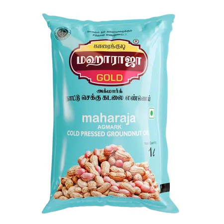 Maharaja Cold Pressed Groundnut Oil 1 L Pouch