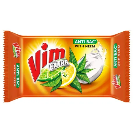 Vim Extra Anti Bac Neem Dishwash Bar 110 g