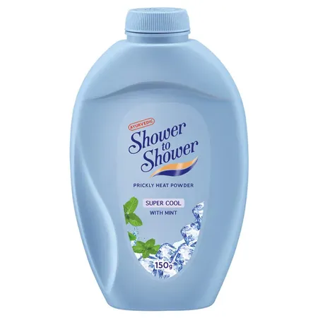 Shower To Shower Super Cool Prickly Heat Powder with Mint 150g