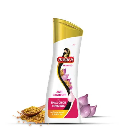 Meera Shampoo Anti Dandruff with Small Onion Fenugreek 180ml