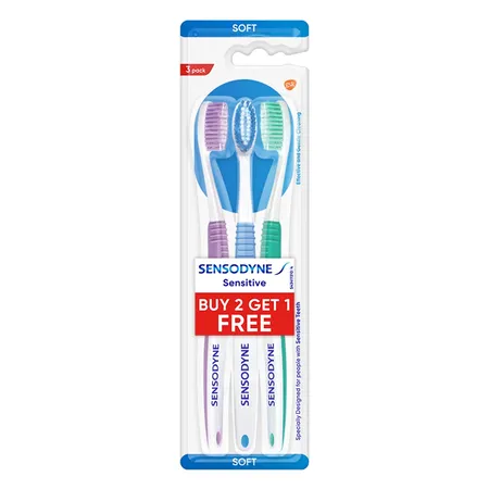 Sensodyne Sensitive Soft Toothbrush Buy 2 Get 1 Free